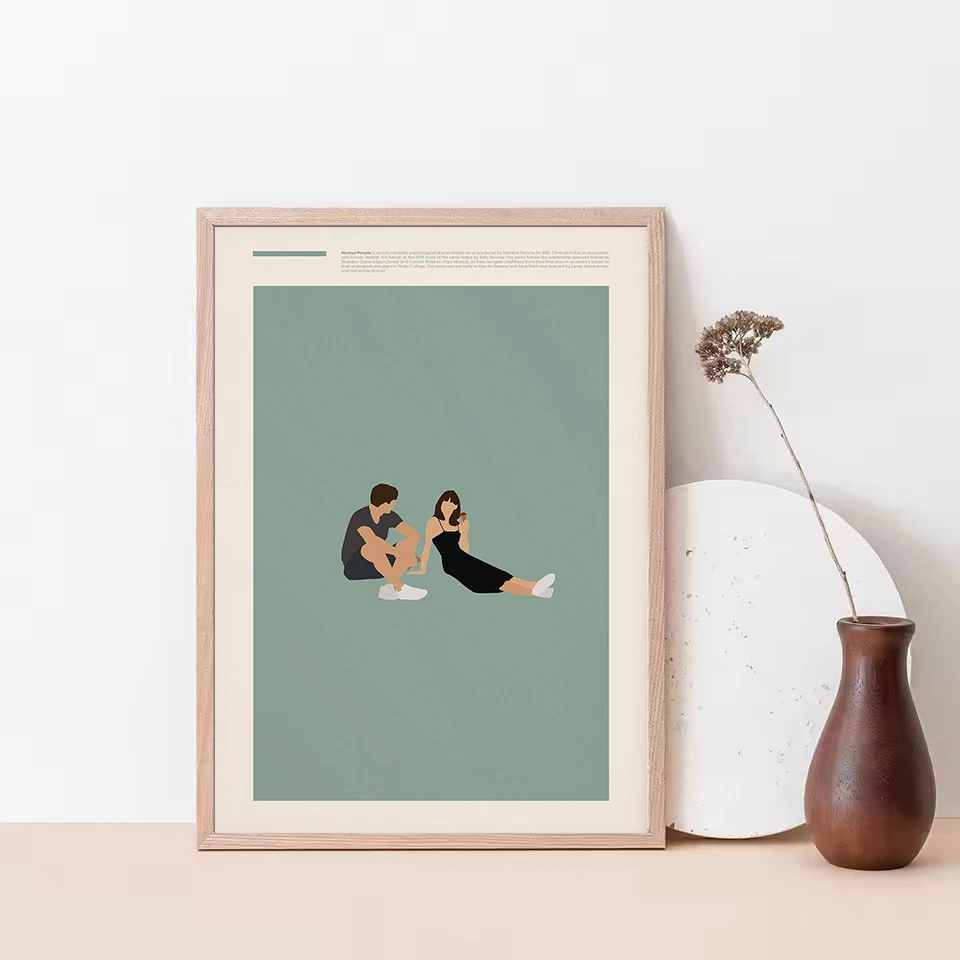 Minimalist Classic Movie Pulp Fiction,Fleabag,Whiplash Film Abstract Poster Wall Art Pictures Canvas Painting Home Dorm Decor thumbnail 4