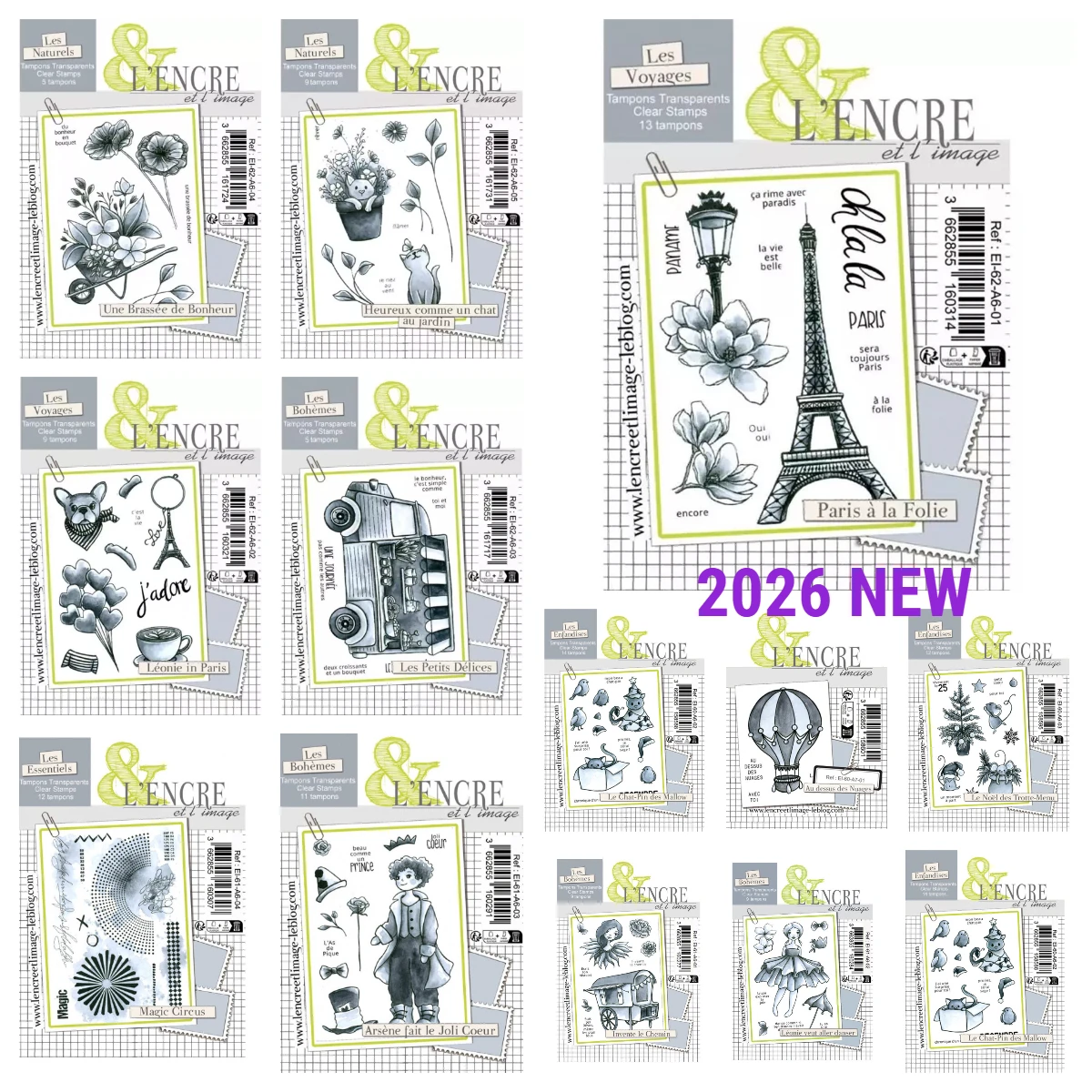 2026 Arrival New Magic Circus Stamps DIY Leonie veut aller Danser Stamps Diary Scrapbooking Craft Engraving Making greeting card
