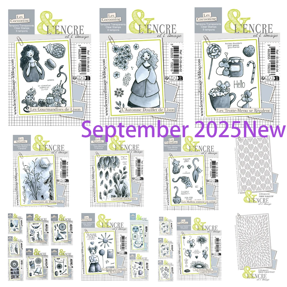 2026 Arrival New Magic Circus Stamps DIY Leonie veut aller Danser Stamps Diary Scrapbooking Craft Engraving Making greeting card thumbnail 3