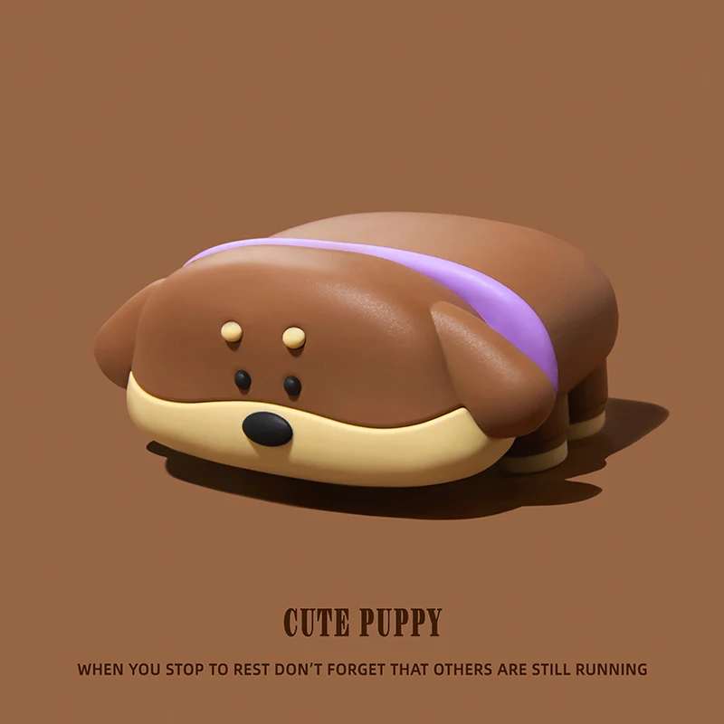 3D Ice Cream Puppy Cartoon Cover for AirPods 4 Case Cute Earphone Case for AirPods Pro 3 2 Charging Cover for AirPods 4 3 2 1 thumbnail 5