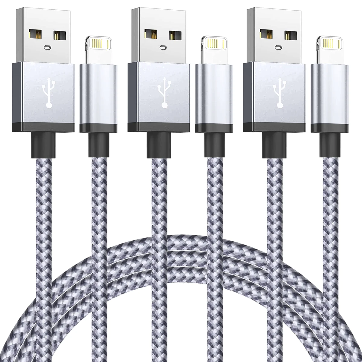 Fast Charging USB Charger Cable For iPhone 14 13 12 11 Xs Max Xr X 8 7 6 Plus  iPad Origin Mobile Phone Long Data Cord 1m 2m 3m thumbnail 2