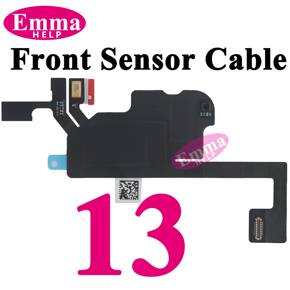 Earpiece Light Sensor Proximity Flex Cable with Mic for iPhone 13 14 Plus 15 16 Pro Max No Speaker Ribbon Cable thumbnail 3