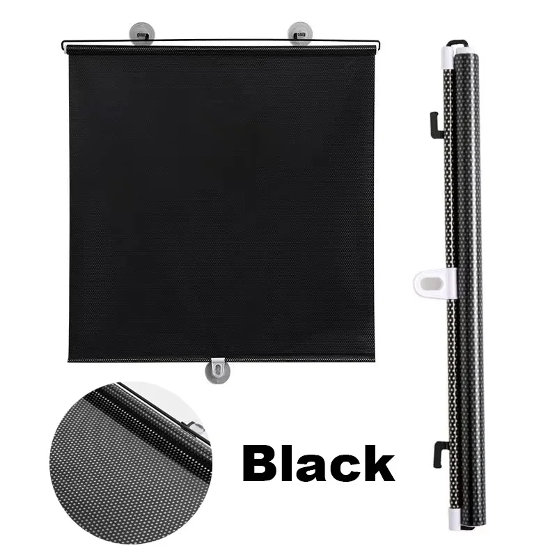 Bedroom Suction Cup Roller Blinds Sunshade Car Balconies Sun-shading Nail-free Blackout Blind Window Shades for Home Decorations thumbnail 5