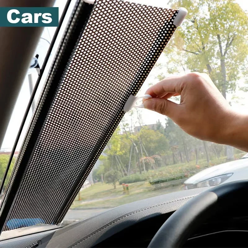 Bedroom Suction Cup Roller Blinds Sunshade Car Balconies Sun-shading Nail-free Blackout Blind Window Shades for Home Decorations thumbnail 2