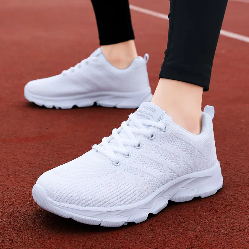 New Sneakers Women Casual Shoes Fashion Breathable Walking Mesh Flat Shoes Women 2024 Tenis Feminino White Ladies sports Shoes thumbnail 5