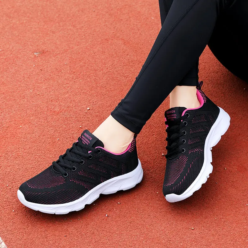 New Sneakers Women Casual Shoes Fashion Breathable Walking Mesh Flat Shoes Women 2024 Tenis Feminino White Ladies sports Shoes thumbnail 3