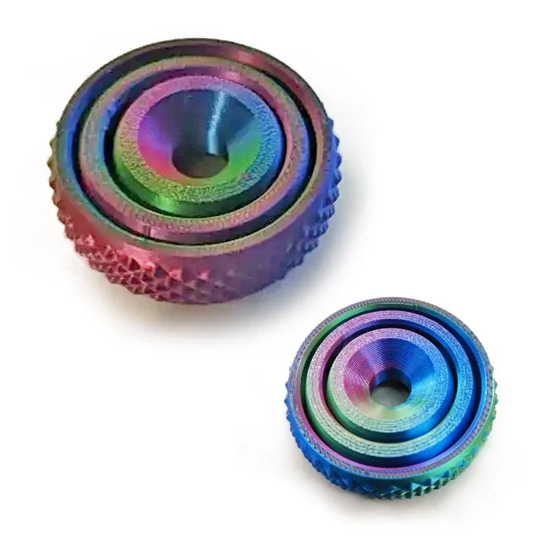 New 3D Printed Rotating Ball Toy O-Shaped Universal Fingertip Gyroscope Gravity Rotation Anxiety Relief Decompression Cool Toy thumbnail 3