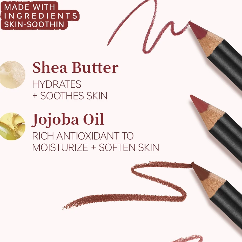 Luxury Matte Lip Liner, Long-Lasting, Smooth Application for Perfect Outline & Filling, Versatile Shades for All Skin Types thumbnail 3