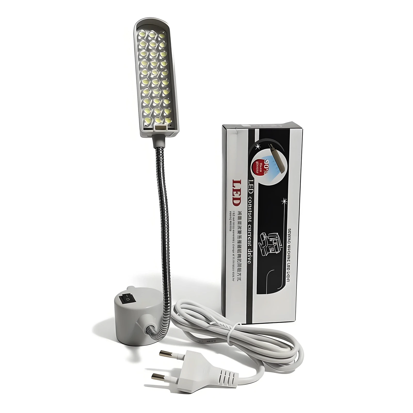Sewing machine light AC220V European Standard Sewing machine magnet LED light DIY lamp Bedhead reading light 30 LED beads thumbnail 3
