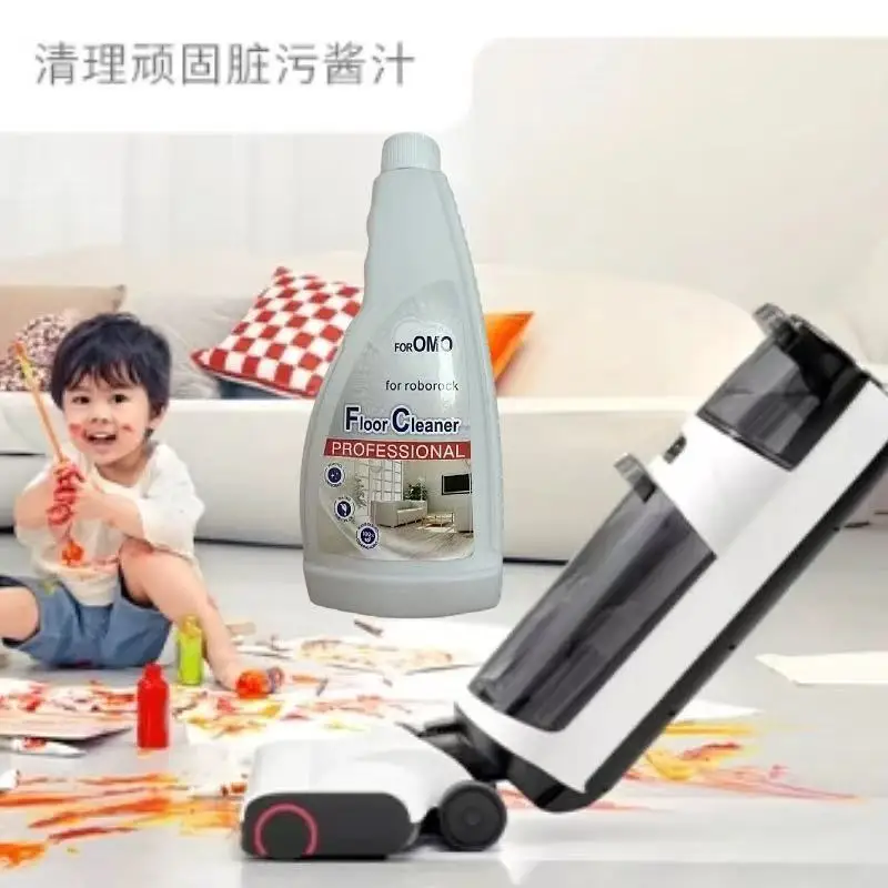 480ML Floor Cleaning Solution for Roborock S8 Pro Ultra/S7 MaxV Ultra/Dyad/S7 Vacuum Cleaner Parts Robot Mops Antibacterial OMO thumbnail 4