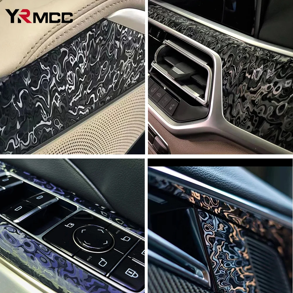 Premium PET Car Carbon Vinyl Film DIY Waterproof Car Stickers Modified Vinyl Wrap Films Color Change Film for Auto Accessories thumbnail 4