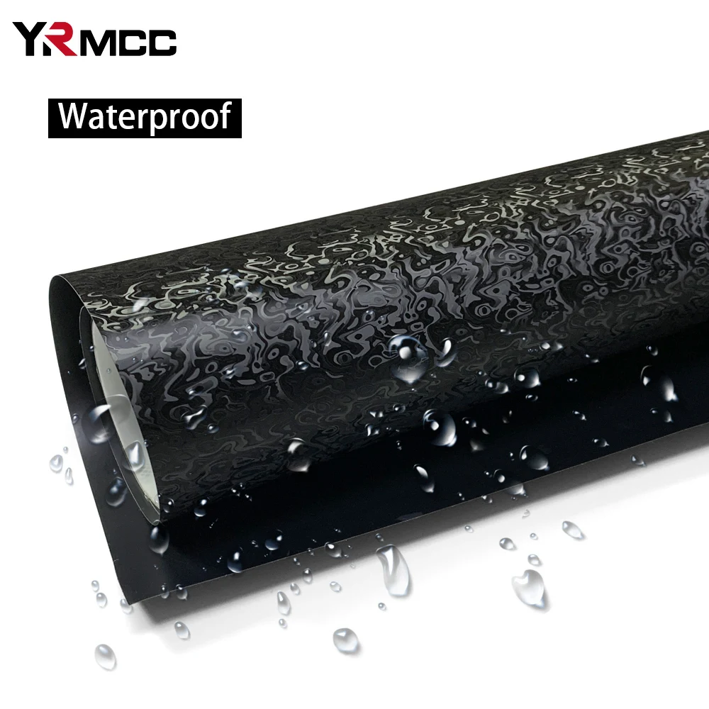 Premium PET Car Carbon Vinyl Film DIY Waterproof Car Stickers Modified Vinyl Wrap Films Color Change Film for Auto Accessories thumbnail 2