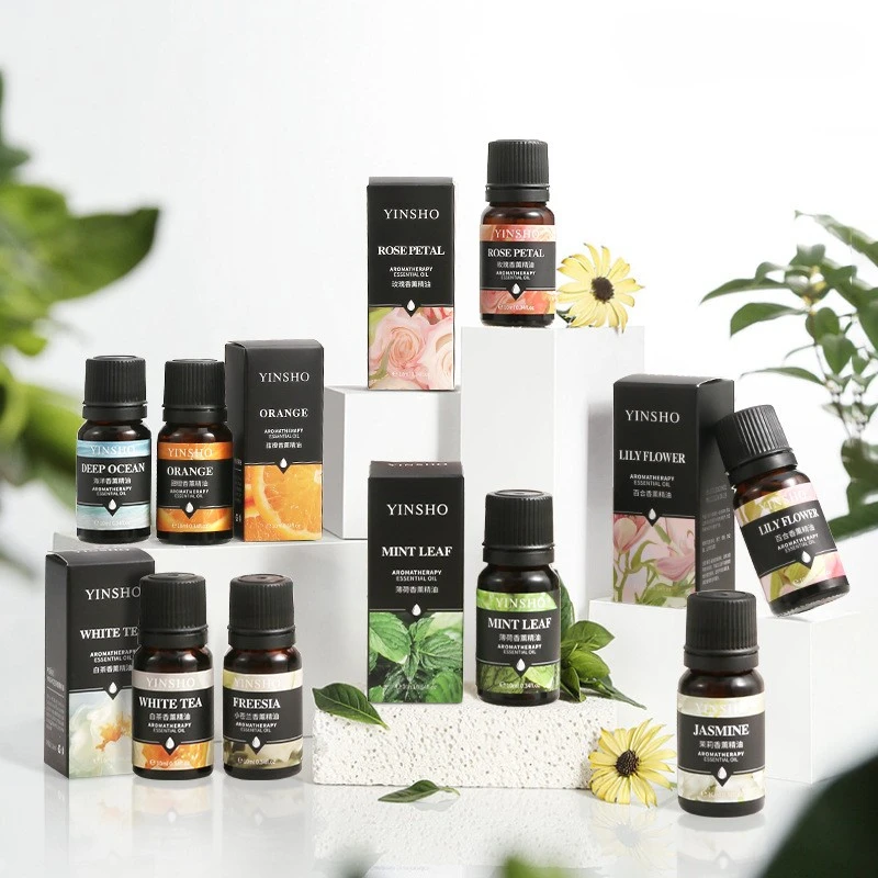 17 Flavors 10ml Essential Oils For Aroma Diffuser AirHumidifier Home Water-soluble Lavender Rose Eucalyptus  White Peach Oolong thumbnail 3