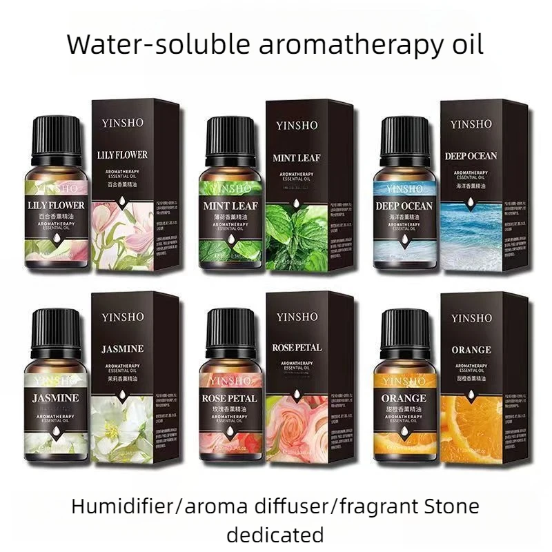 17 Flavors 10ml Essential Oils For Aroma Diffuser AirHumidifier Home Water-soluble Lavender Rose Eucalyptus  White Peach Oolong thumbnail 4