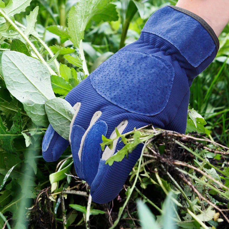1 Pair Gardening Gloves Rose Pruning Thorn Proof Gloves With Long Forearm Protection Gauntlets For Digging Planting Garden Tools thumbnail 2