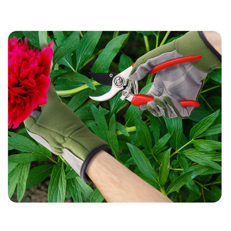 1 Pair Gardening Gloves Rose Pruning Thorn Proof Gloves With Long Forearm Protection Gauntlets For Digging Planting Garden Tools thumbnail 6