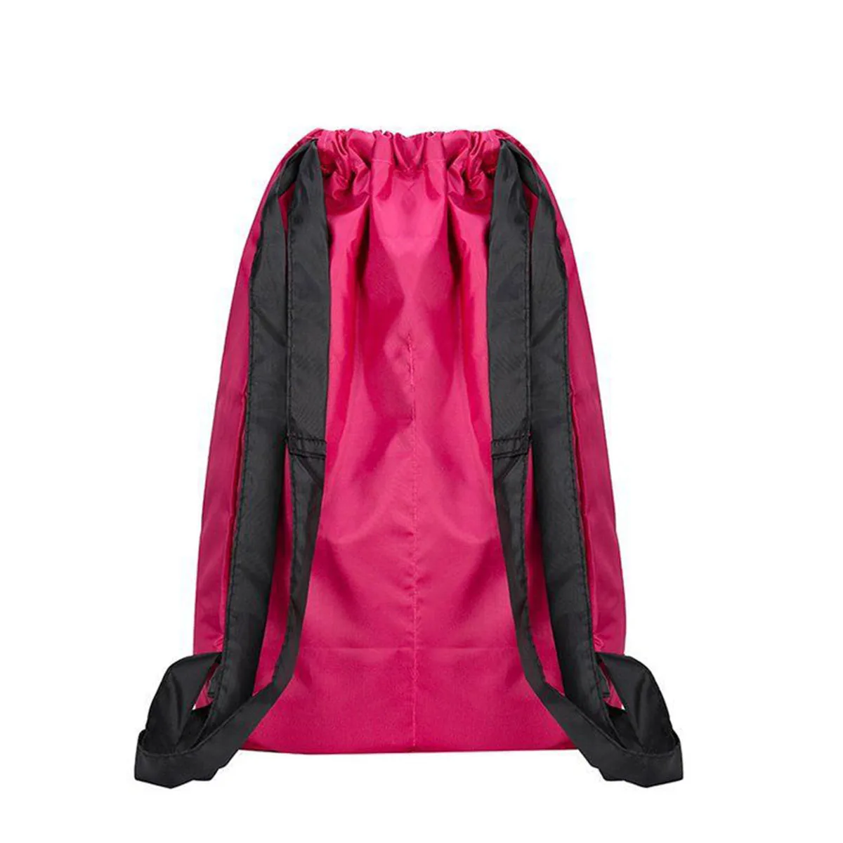 Women's Outdoor Oxford Cloth Drawstring Bag Lightweight Nylon Sports Travel Backpack Large Capacity Versatile Hiking Bag thumbnail 6