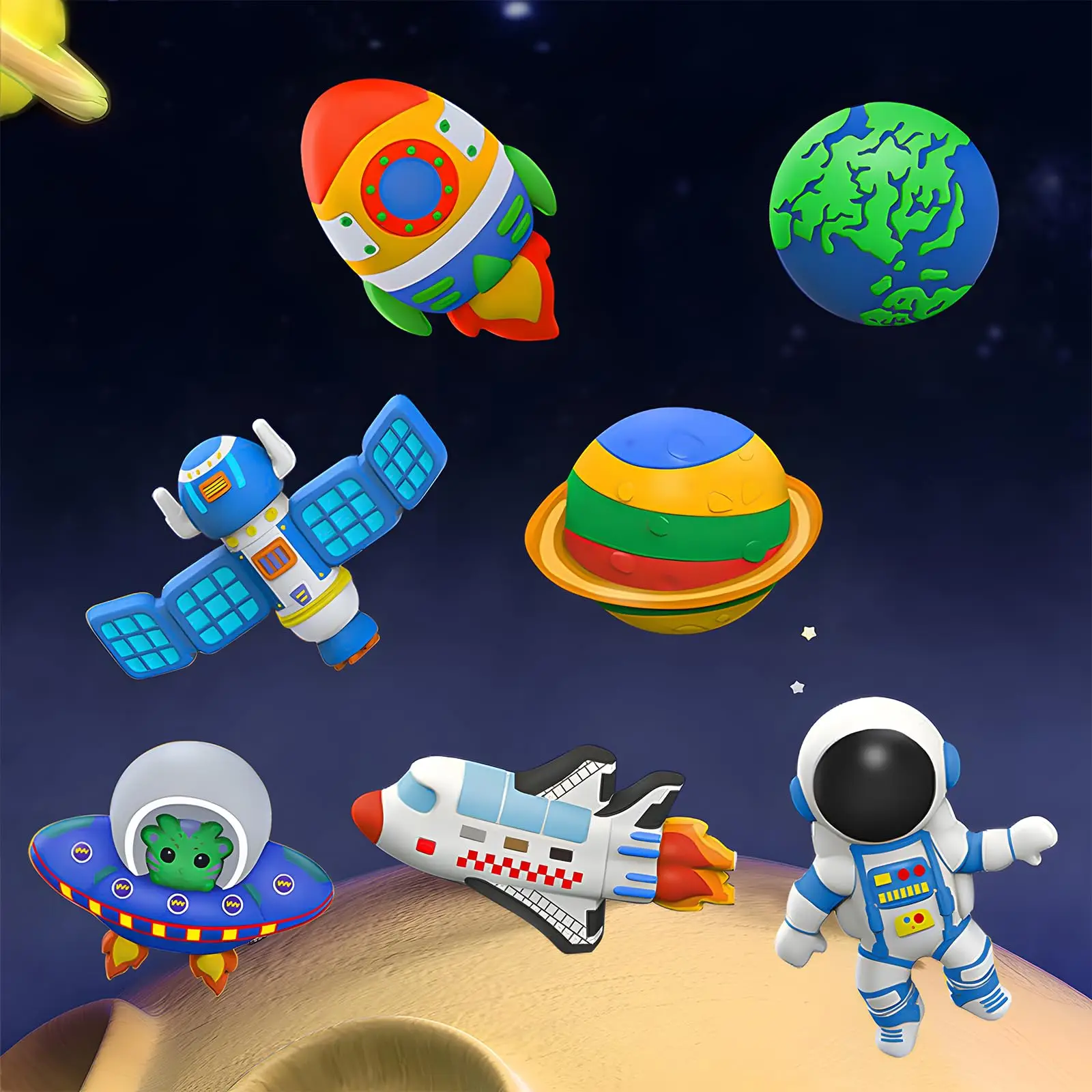 Kids Arts and Crafts Set Painting Kit,Space Projects Creative Activity DIY Toys Gift,dinosaur toys Painting Kit f thumbnail 2