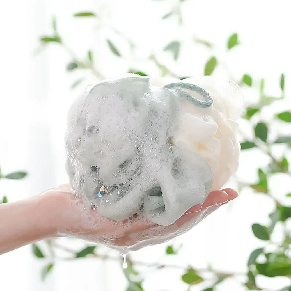 Soft Shower Mesh Foaming Sponge Body Scrub Exfoliating Back Brush Skin Cleaner Bath Bubble Ball Skin Care Bathing Accessories thumbnail 5