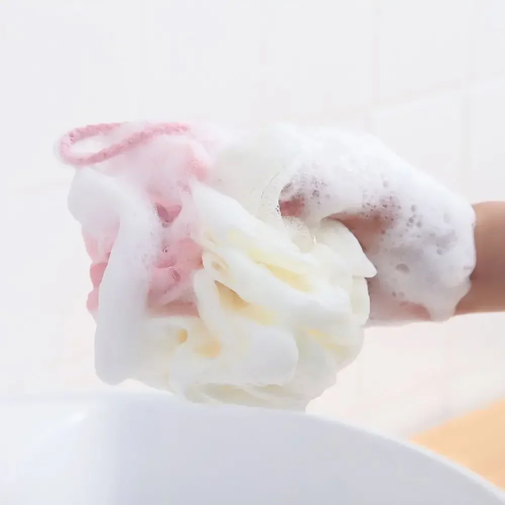 Soft Shower Mesh Foaming Sponge Body Scrub Exfoliating Back Brush Skin Cleaner Bath Bubble Ball Skin Care Bathing Accessories thumbnail 6
