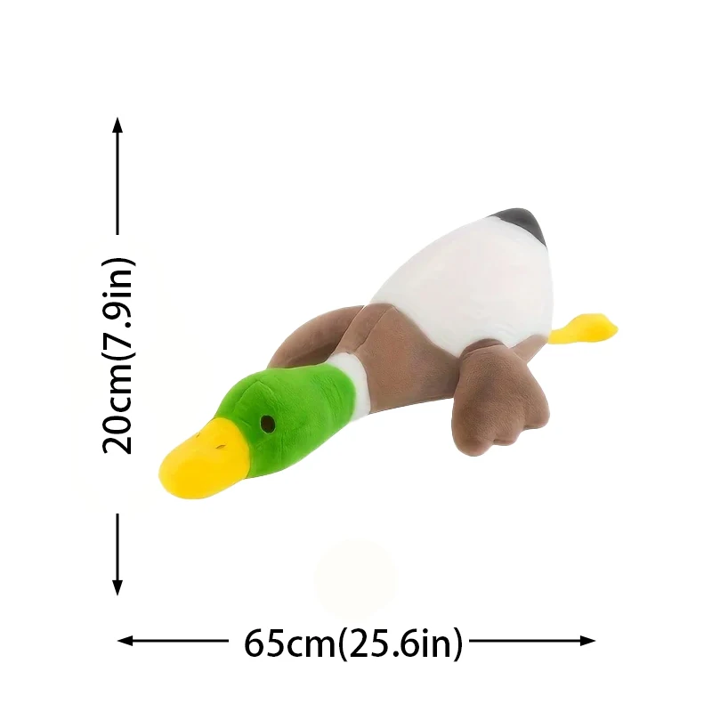 Duck Plush Toys Fluffy Sleep Pillow, Cute Animal Stuffed Swan Goose Soft Dolls Floor Mat thumbnail 6