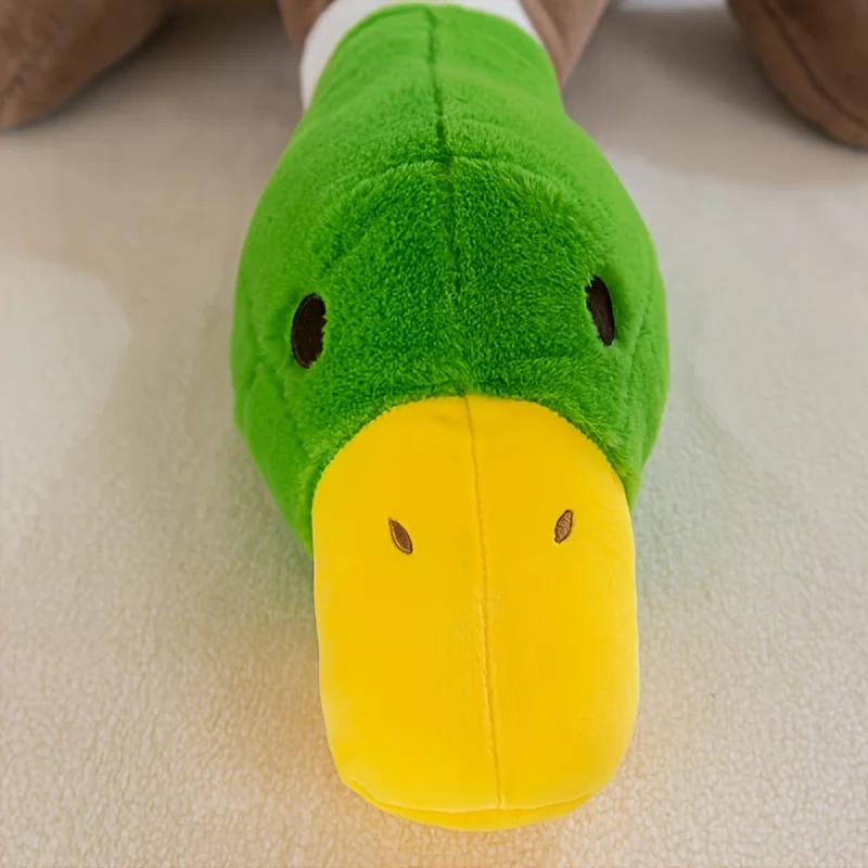 Duck Plush Toys Fluffy Sleep Pillow, Cute Animal Stuffed Swan Goose Soft Dolls Floor Mat thumbnail 3