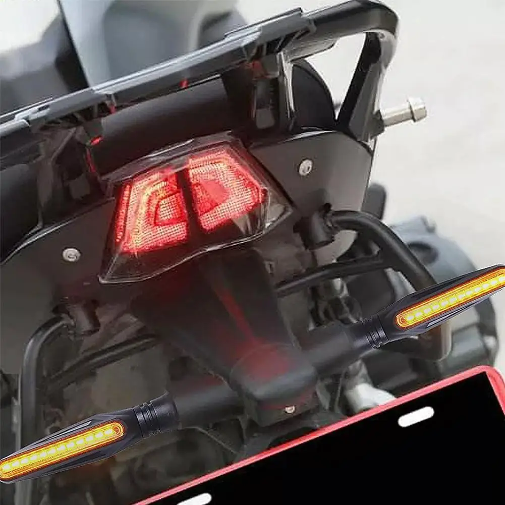 2Pcs/4Pcs Motorcycle Turn Signal Lights Universal Motorcycle Indicators LED Motorbike Turning Indicators Daytime Running Lights thumbnail 5