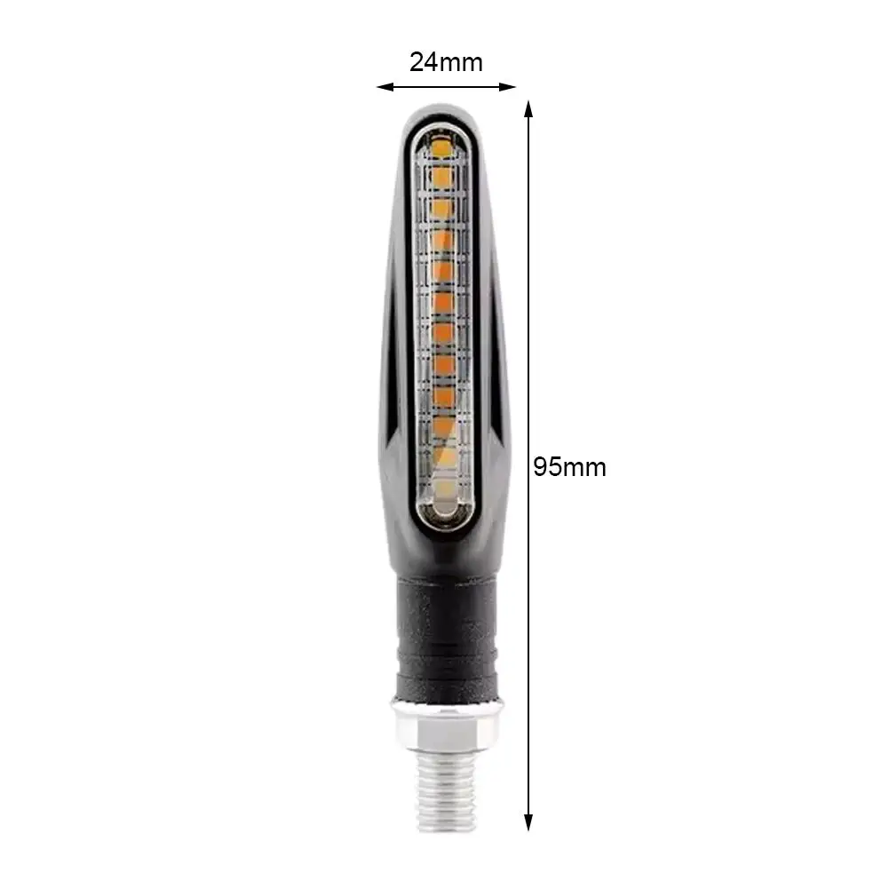 2Pcs/4Pcs Motorcycle Turn Signal Lights Universal Motorcycle Indicators LED Motorbike Turning Indicators Daytime Running Lights thumbnail 3