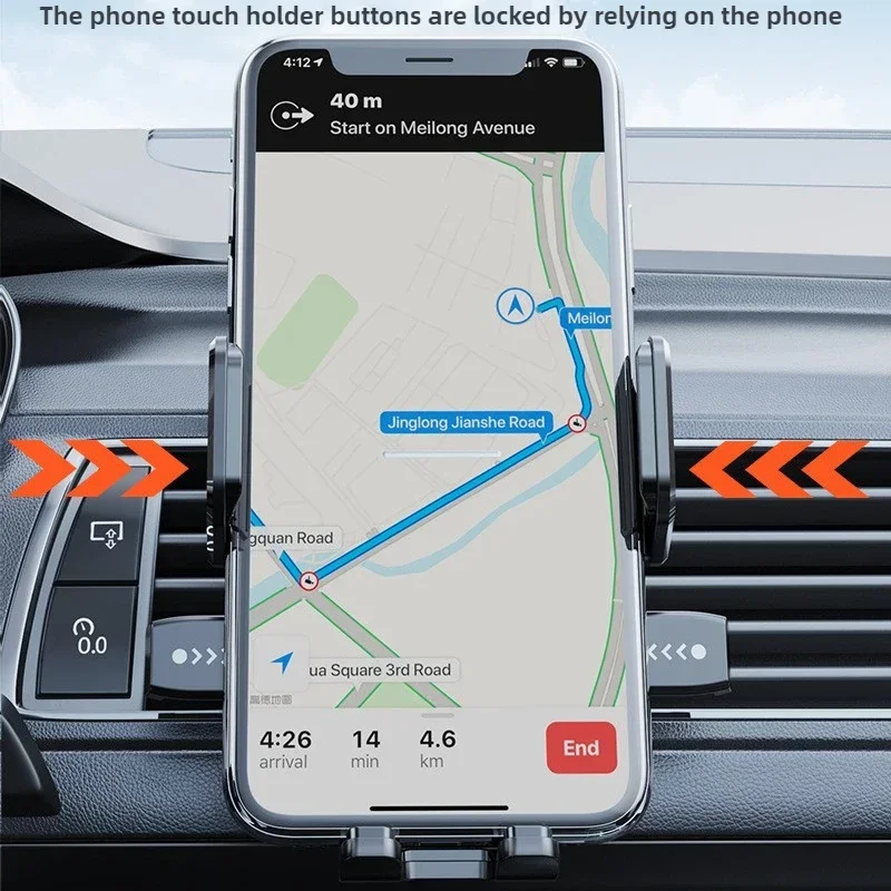 New Model Car Phone Holder Universal Suction Cup Stable In-car Interior Navigation Mounting Stand thumbnail 4