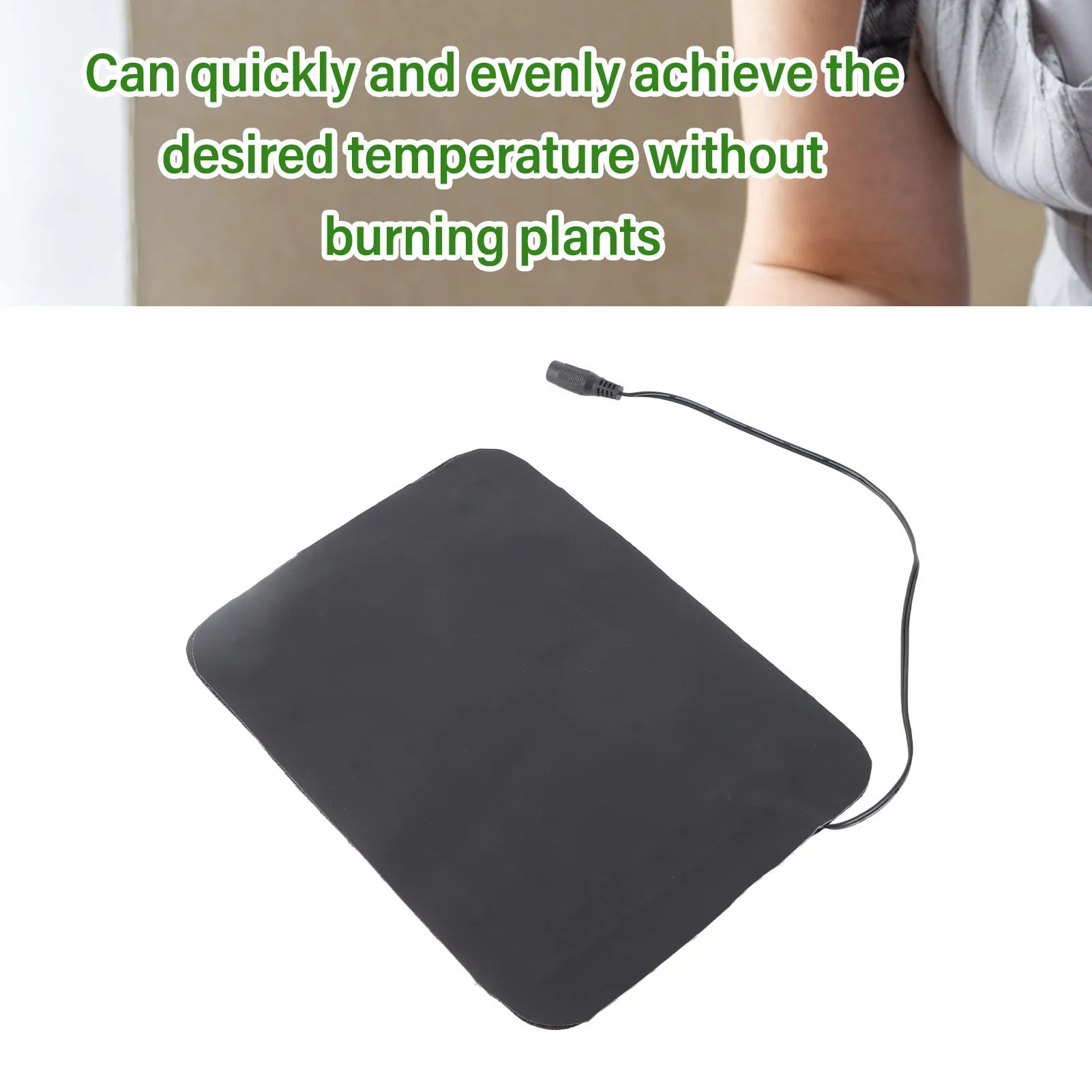 Plant Heating Pad Seedling Heat Mat 3 Gear Temperature Adjustment PU Leather Hydroponic Plant Heating Pad for Indoor Gardening thumbnail 2