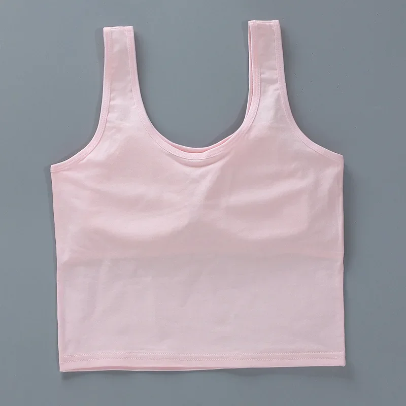 Girls Vest Long Cotton Children Tube Top Puberty Girls Bra Summer Wear Student Suspender Underwear Girl Underwear thumbnail 2