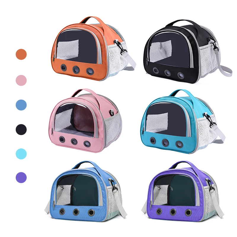 Portable Cat Carrier Bag Pet Cat Dog Bird Rabbit  Travel Bags Breathable Mesh Outdoor Tent Carrier Outgoing Pets Handbag thumbnail 2