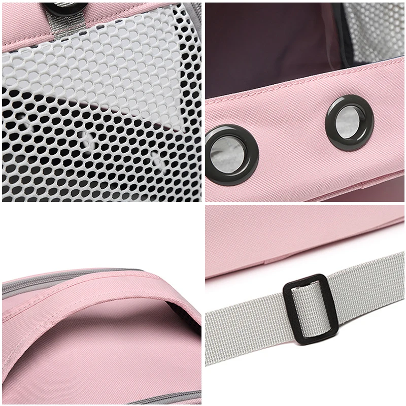 Portable Cat Carrier Bag Pet Cat Dog Bird Rabbit  Travel Bags Breathable Mesh Outdoor Tent Carrier Outgoing Pets Handbag thumbnail 5