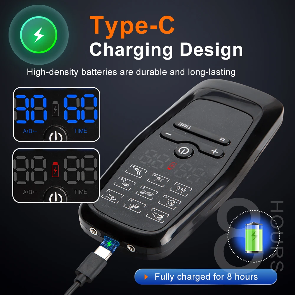 Physiotherapy Tens Muscle Stimulator Electric Ems Acupuncture Body Massage Digital Therapy Slimming Machine Electro Stimulator thumbnail 5