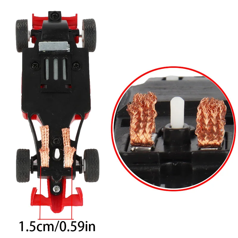 RC Railway Car1:43 Accessories Toy Electric Race Track Vehicle Double Battle Speedway Profissional Slot Car Circuit Racing Gift thumbnail 2