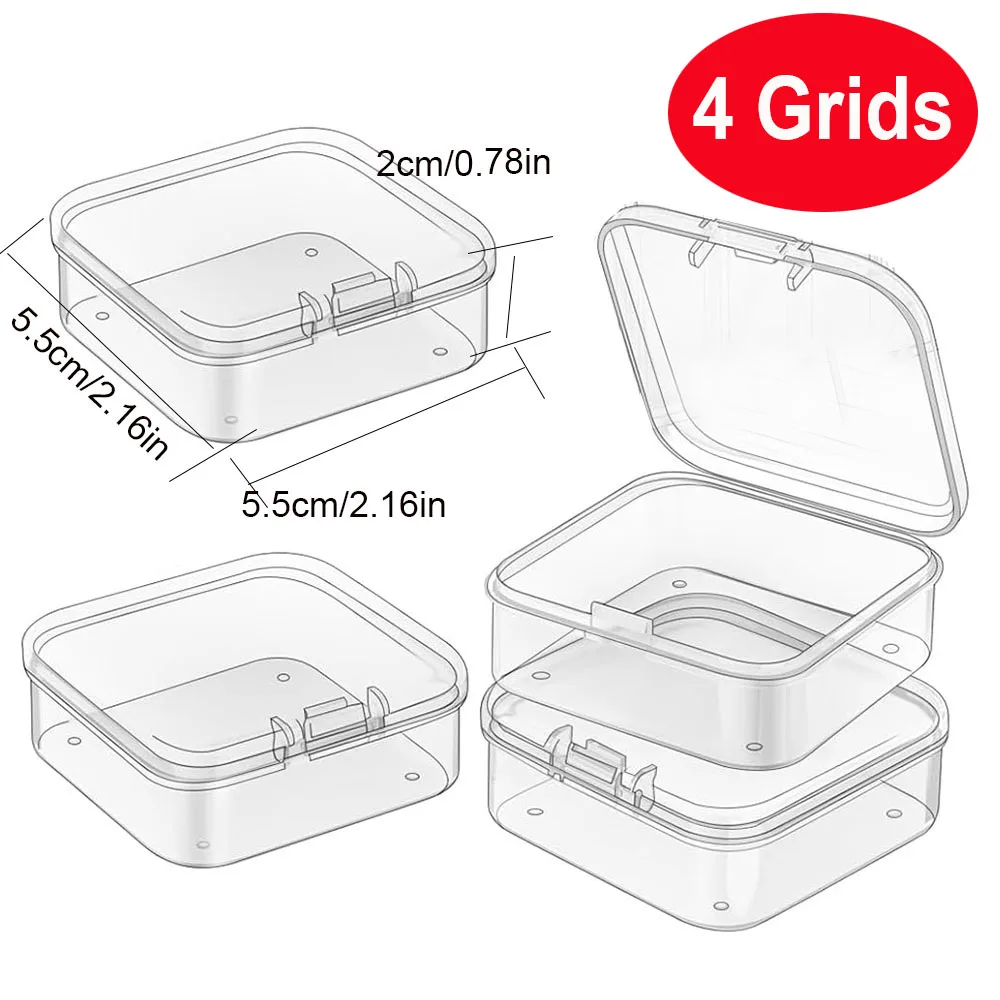 4/12/15/30/45Grids DIY Diamond Painting Storage Box Craft Nail Art Jewelry Accessory Organizer Rhinestones Container Organizer thumbnail 2