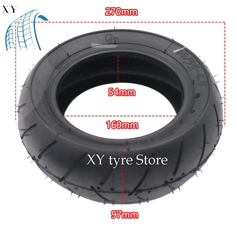 11 Inch Scooter Tire 90/65-6.5 Vacuum Tire Mini Scooter Tire Sports Car Tire Alloy Wheel Electric Motorcycle Tire Electric thumbnail 3