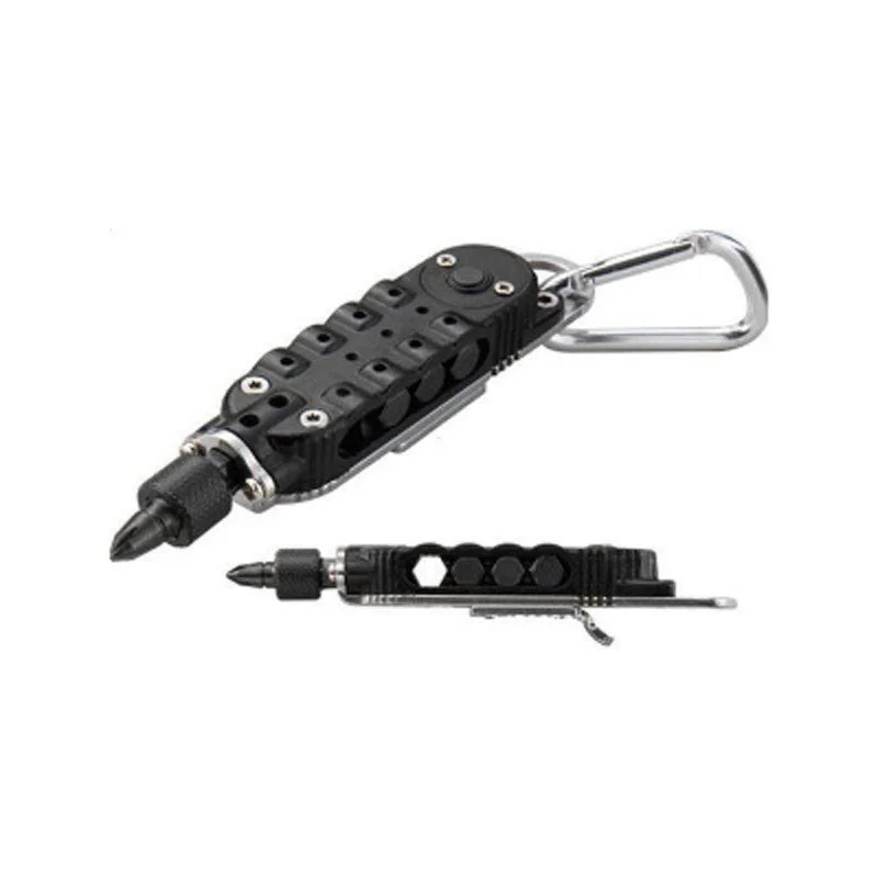 Mini Portable Multifunctional Screwdriver Stainless Steel Pocket Keychain Tools Outdoor Camping travel EDC Survival Equipment thumbnail 3