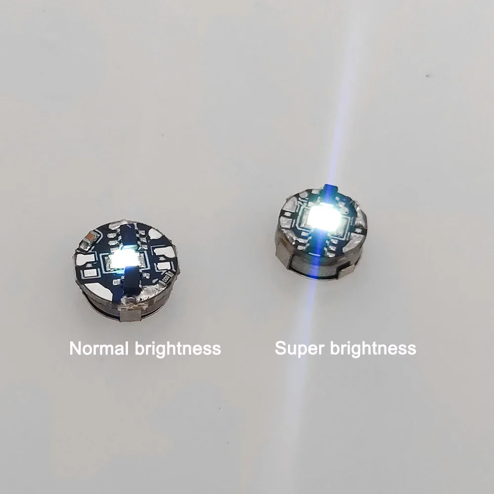 3Pcs Miniature Magnetic Control Led Lamp Model Wireless Light Toys Diy Model Making Kits for Robots /Cars With Battery thumbnail 2