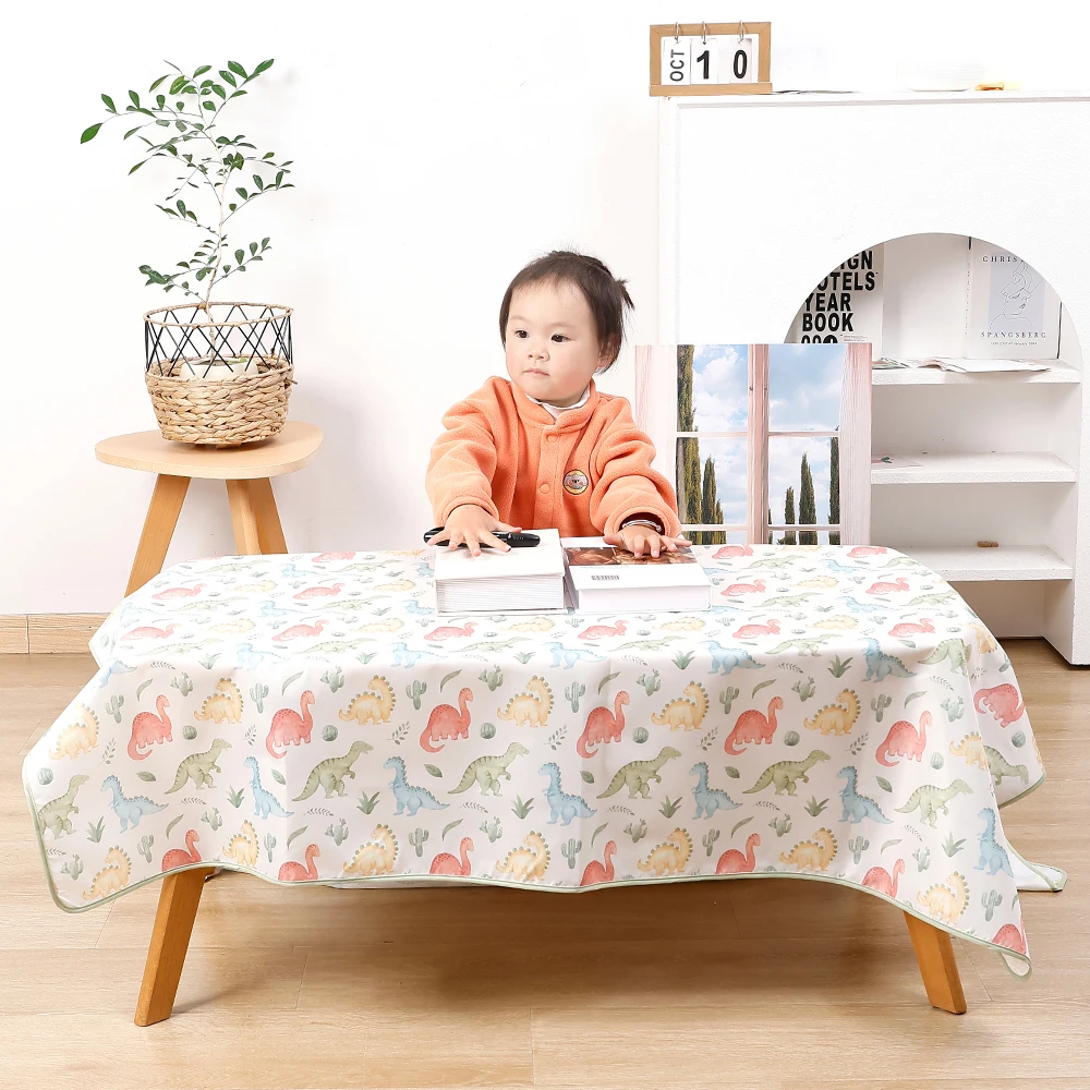 Elinfant 1 Pc Baby High Chair Splat Mat Portable Baby Dining Chair Mat Waterproof Spill Mat Anti-Slip Floor Protector Splash Mat thumbnail 5
