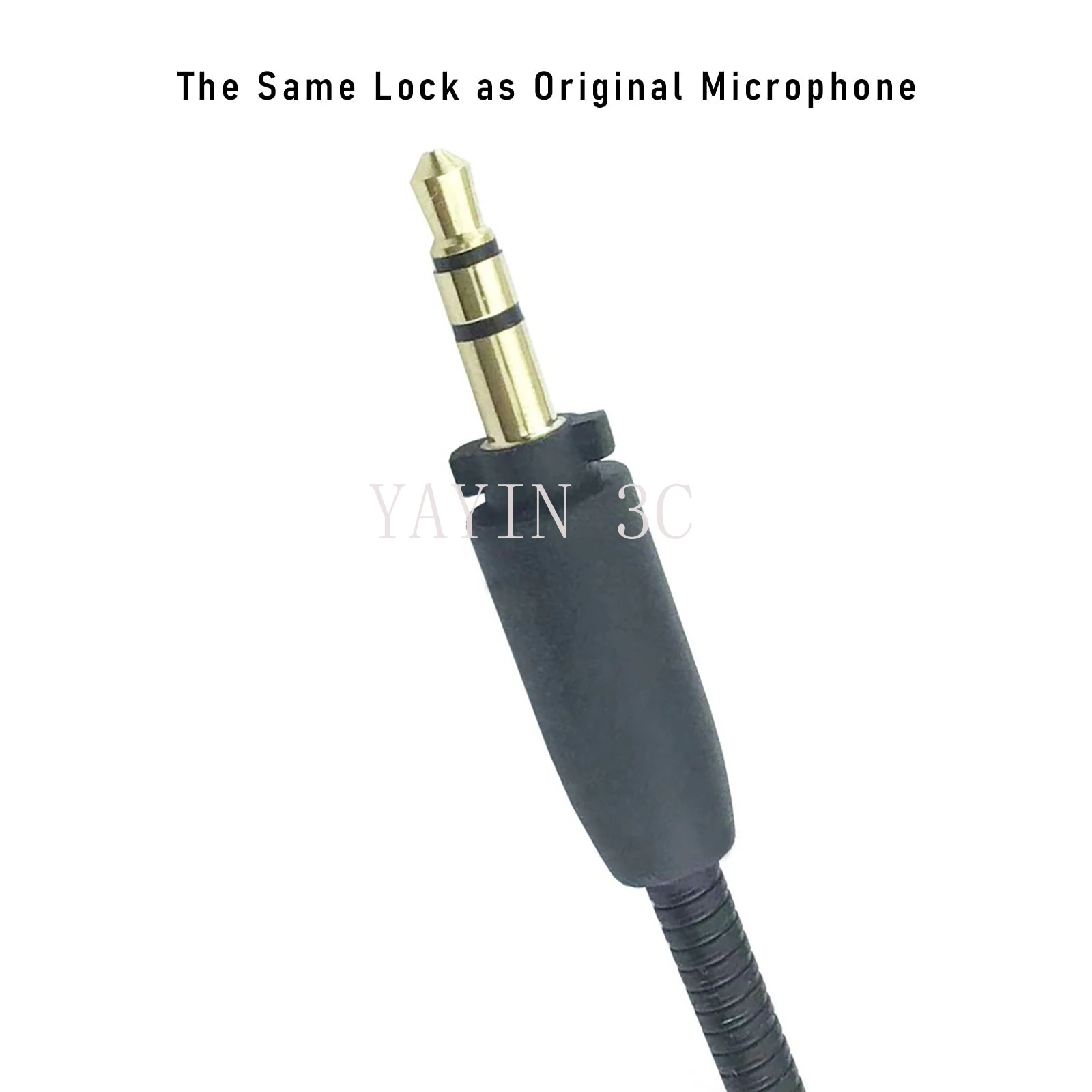 Replacement high quality Aux 3.5mm TRS Microphone Booms Suitable for Edifier G2/G4 Gaming Headphones thumbnail 3