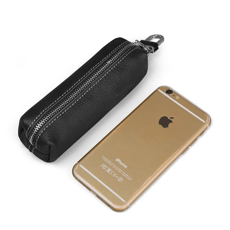 Genuine Cow Leather Men Women Key Bag Small Business Kay Case Women Housekeepers Wholesale purse keychain keychain wallet thumbnail 6