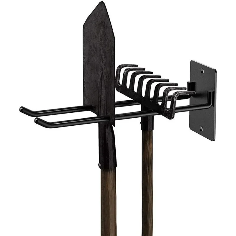 Tool Storage System Hooks Wall Holder Garage Storage Multi-Purposes Garden Tool Organizer For Warehouse Garage Wall Hook thumbnail 2