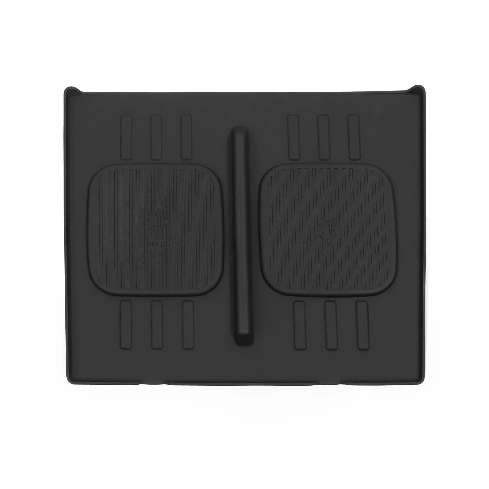 for Hyundai Santa Fe 2024 Wireless Charging Pad Auto Interior Accessories Car Phone Non-slip Charger Mat Silicone Protective Pad thumbnail 2