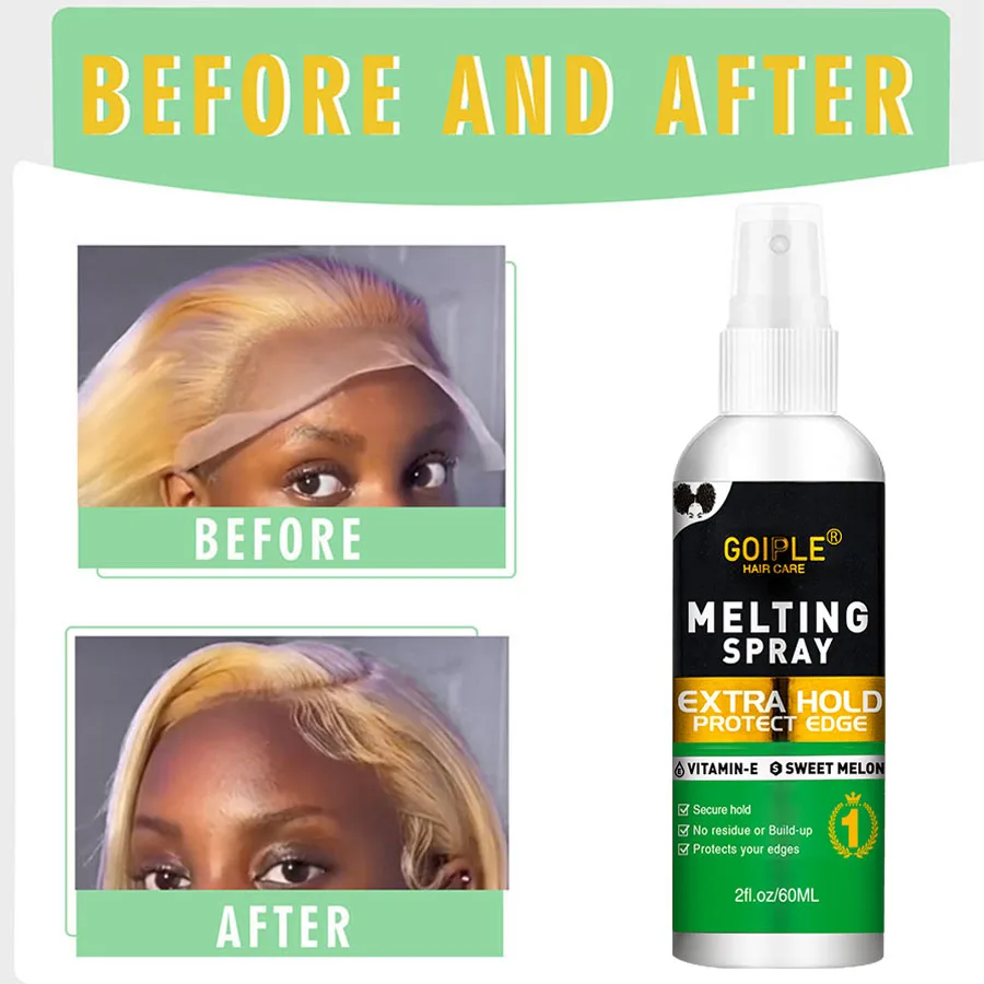 GOIPLE Beginners Lace Wig Styling Products Long-Lasting Finishing Wax Stick and Edge Control Gel Wig Bonding Glue Small Size Kit thumbnail 3