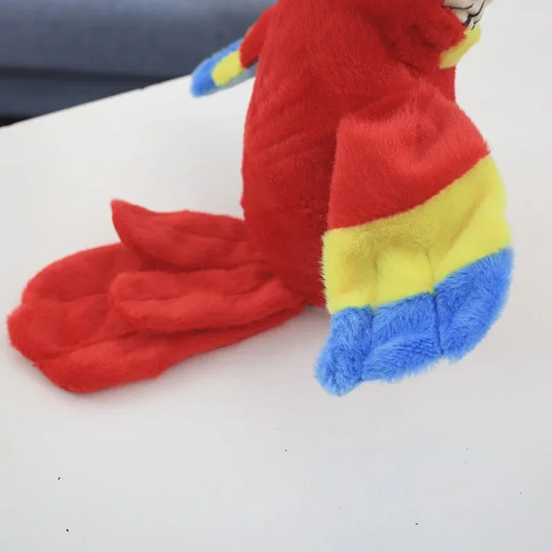 Talking Macaw Parrot Repeat What You Say Stuffed Animal Plush Toy Electronic Record Animated Bird Speaking Parrot Pet Plush Toys thumbnail 4