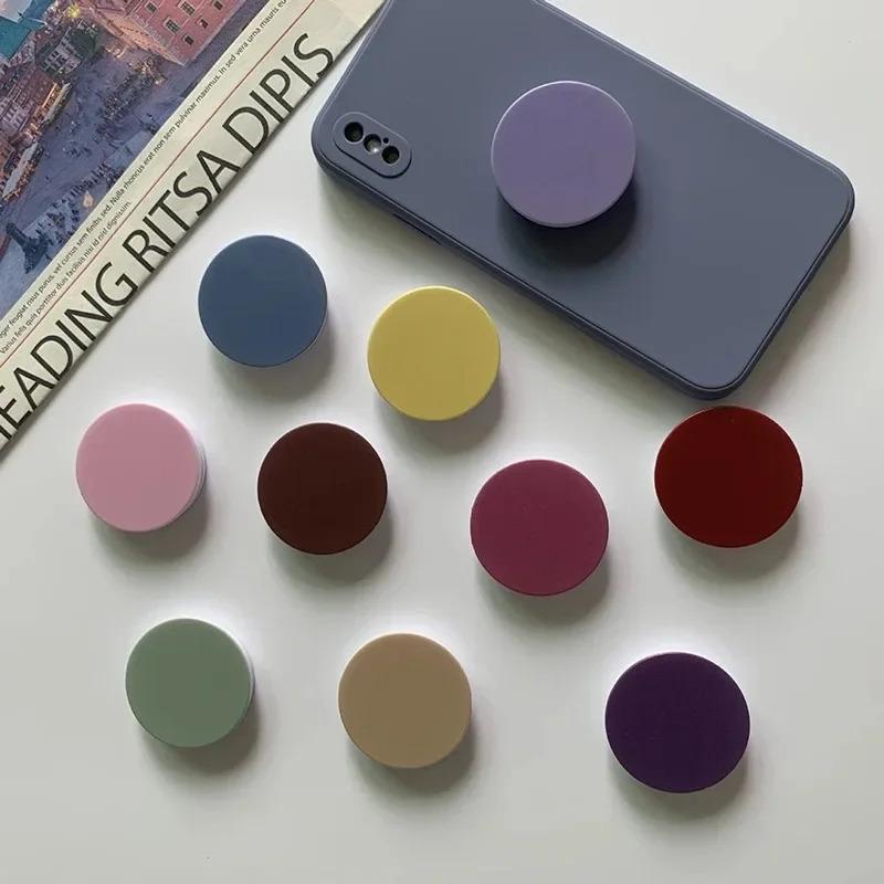 Round finger grip Tok cellphone holder foldable expanding phone stand mobile accessories for iPhone Huawei Xiaomi finger bracket thumbnail 2