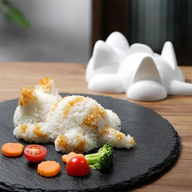 1PC Cute Cartoon Cat Mold DIY Rice Ball Sushi Molds Kids Rice Mashed Potato Pumpkin Mash Baking Supplies Kitchen Accessorie thumbnail 2