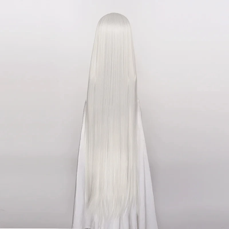 WHIMSICAL W Synthetic Hair Cosplay Wig Older Sister Spider 100cm Silver White Long Wigs thumbnail 4