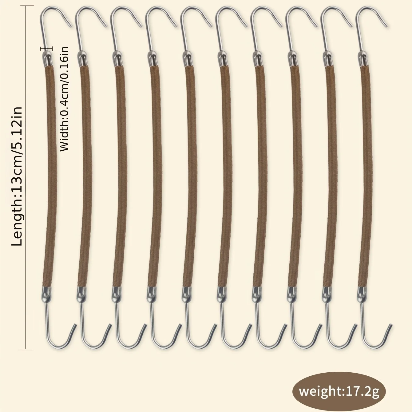 5 /10 /20Pieces Trendy Double Hooks Hair Band Rubber High Elastic Designed Hairtie Ponytail Headwear Women Accessory thumbnail 4